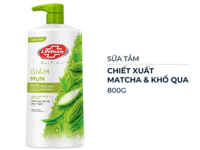 Sữa Tắm Lifebuoy Detox Matcha & Khổ Qua 800g