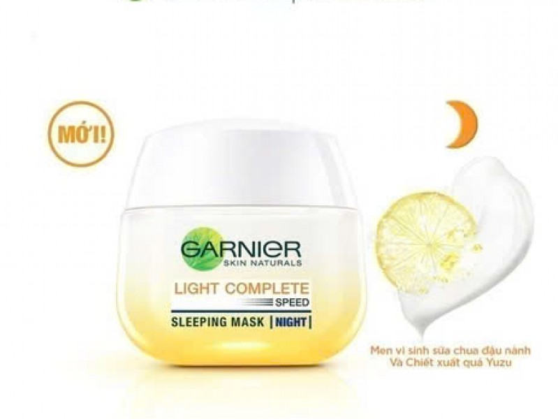 Bộ Kem Dưỡng Da Ngày Đêm Làm Sáng Và Đều Màu Da Garnier Vitamin C Serum Cream 50ml