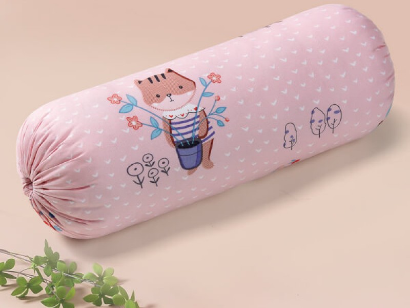 Gối ôm nhỏ cho bé Animo B2203_HV011 (17x38cm,Hồng)