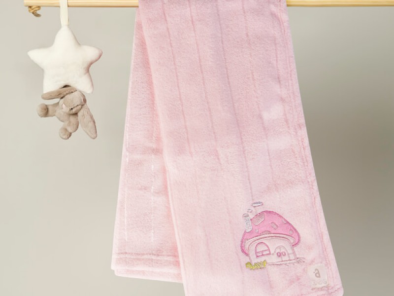 Chăn bông cho bé Animo hình nấm hồng K126-6048