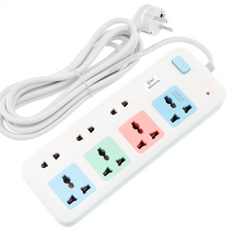 Ổ cắm điện Comet 7 lỗ 3m CES4433