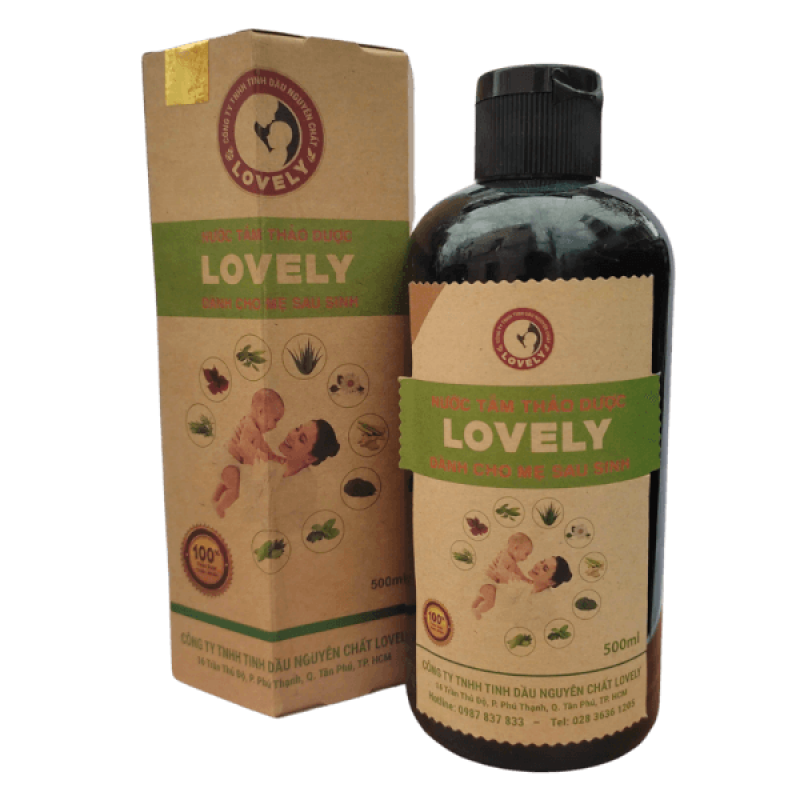 Nước tắm thảo dược Lovely - Dành cho mẹ sau sinh 500ml  Ấn vào để coppy