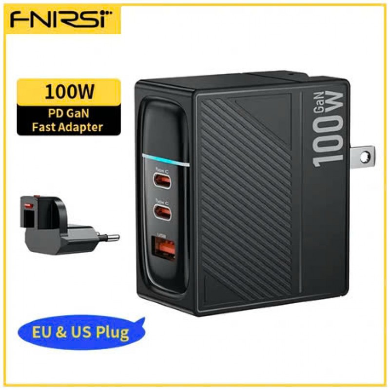 Gan FNIRSI Chuyển Đổi PD 100W và Cáp Sạc - Tương Thích và Hiệu Quả