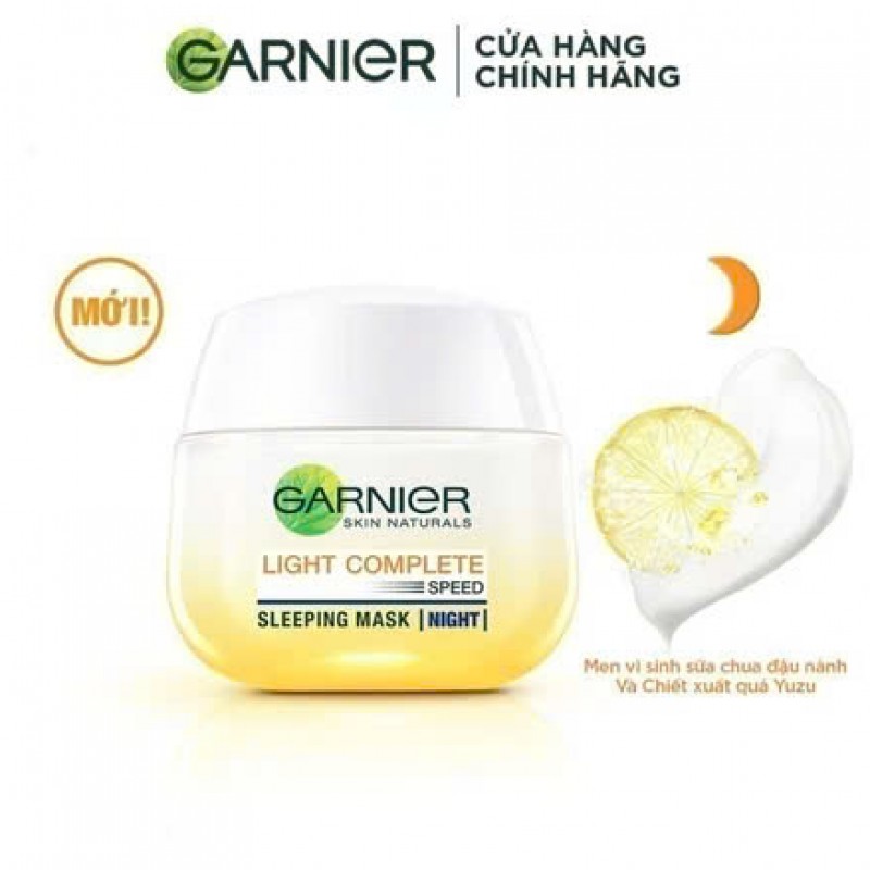 Bộ Kem Dưỡng Da Ngày Đêm Làm Sáng Và Đều Màu Da Garnier Vitamin C Serum Cream 50ml